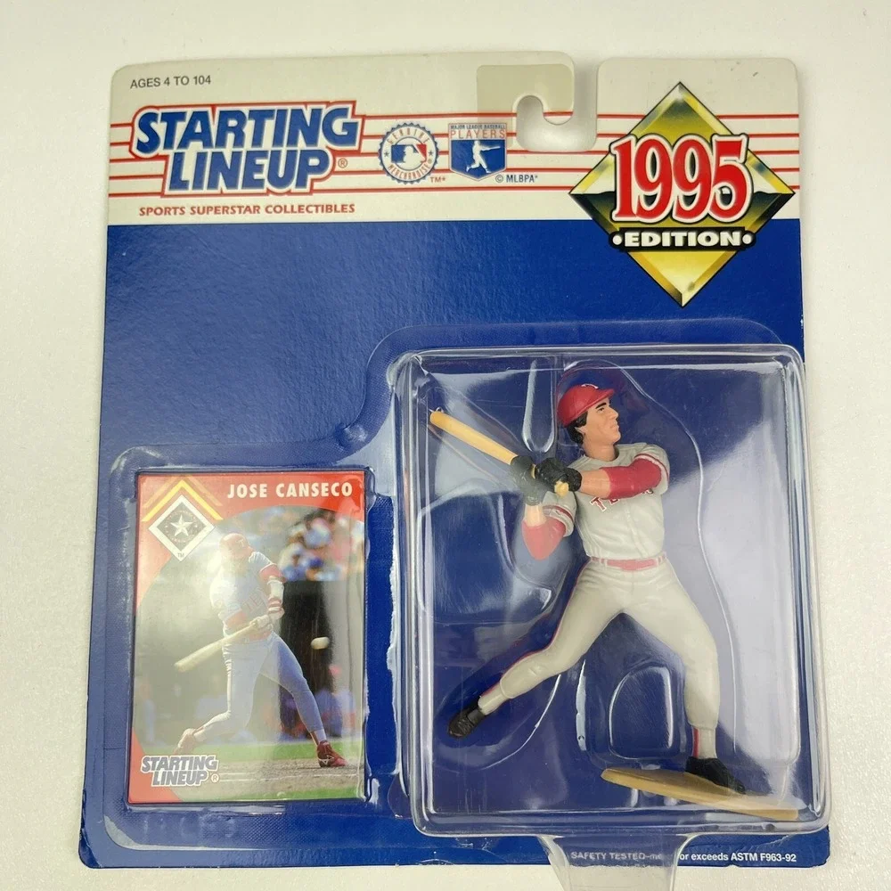 Jose Canseco Texas Rangers Starting Lineup 1995 Edition Action Figure Card